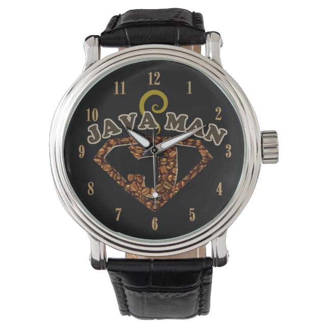 Montre Humour café homme Java (devant)