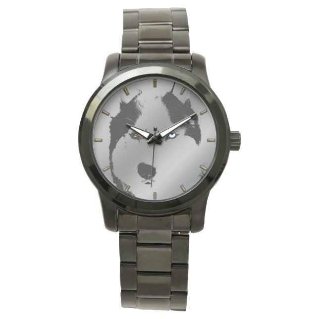 Montre Husky Watch Sibérienne Husky Malamute Wrist Watch (devant)