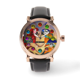 MONTRE HYPER PARROTS RED, BLUE ARA REFLECTIONS COLORFUL