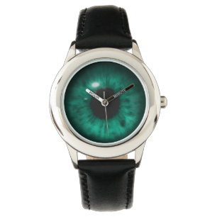 Montre Hypnotique profonde Aqua Marine Vert Oeil Retina