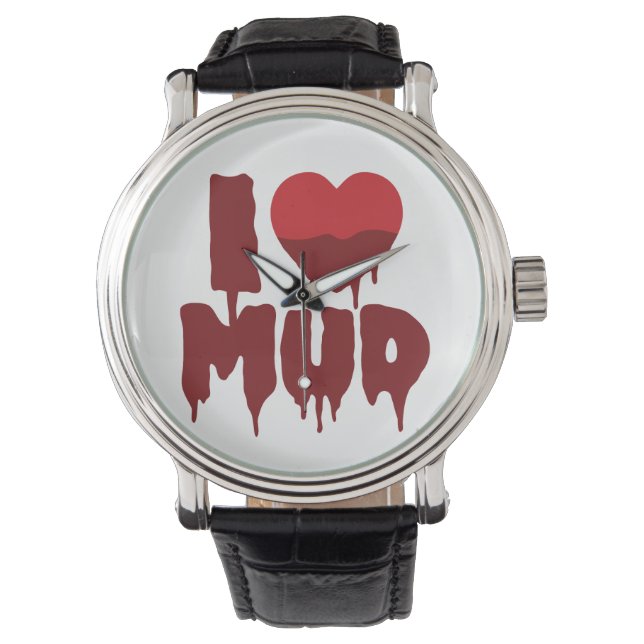 Montre I Coeur (Amour) Boue (devant)