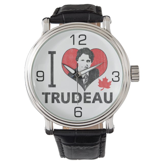 Montre I Heart Trudeau (devant)