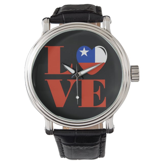 Montre I love Chile (devant)
