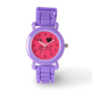 Montre I Love Dachshund Horloge