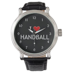Montre I Love Handball, design polaire,