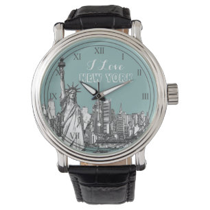 Montre I Love New York Modern Travel