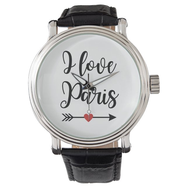 Montre I love Paris (devant)