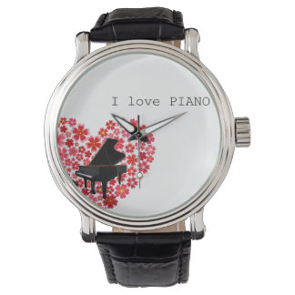 Montre I love PIANO Watch　ピアノの腕時計