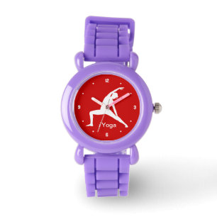 Montre i yoga - style sportif de yoga d'amour d'I