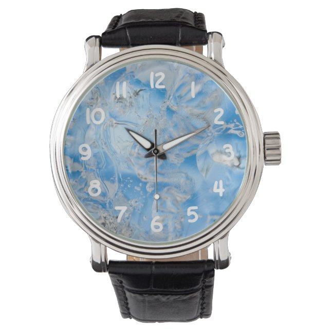 Montre Iceberg bleu cool (devant)