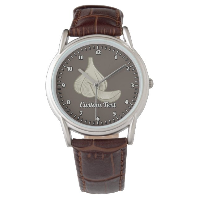 Montre Icône de coupe d'ail (devant)