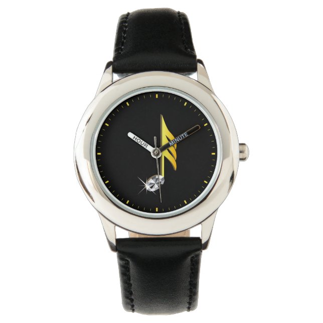 Montre Icône or d'une note musicale 1/32 (devant)
