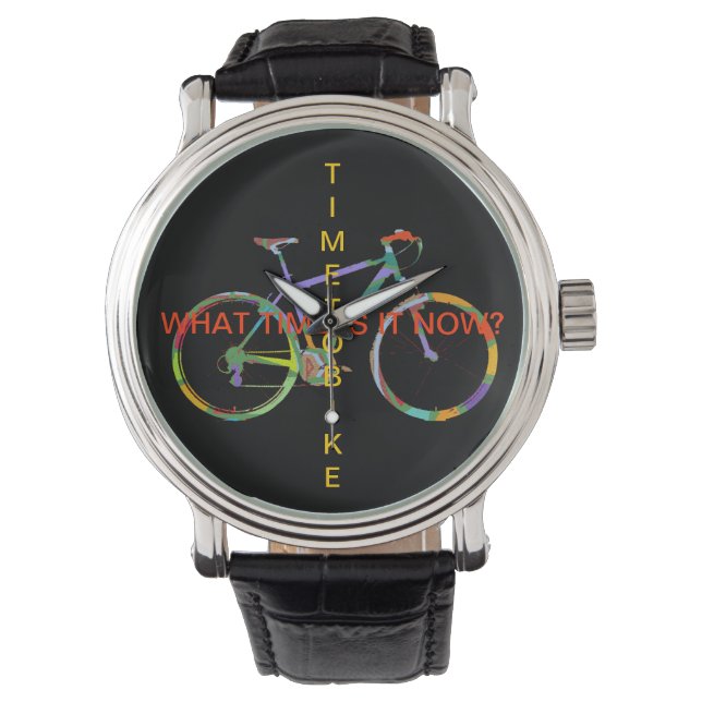 Montre Il est temps de vélo (devant)