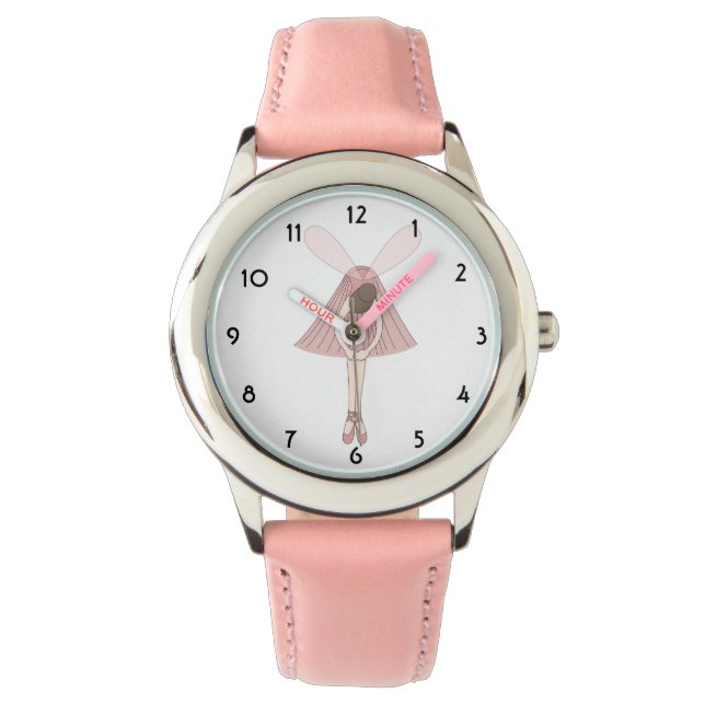 Montre illusima Ballerina Fairy Pink Observez les enfants (devant)