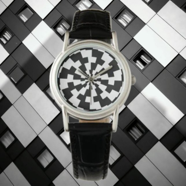 Montre Illusion Noir & Blanc (Créateur téléchargé)