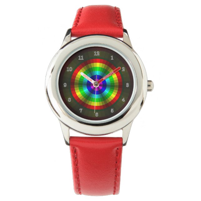 Montre Illusion Optique Rainbow Watch (devant)