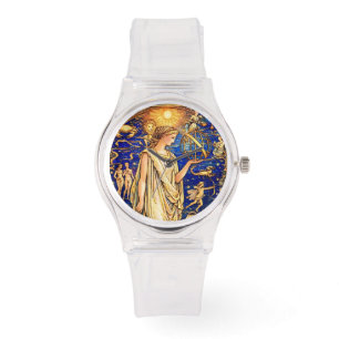 Montre Illustration céleste de la déesse du zodiaque Art 