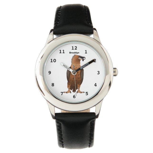 Montre Illustration de dessin animé autour du vautour (devant)