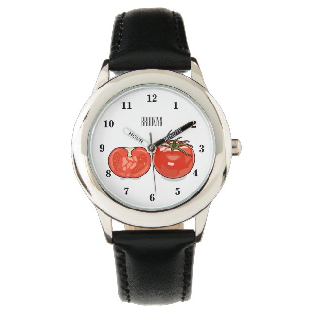 Montre Illustration de dessin sur la tomate (devant)