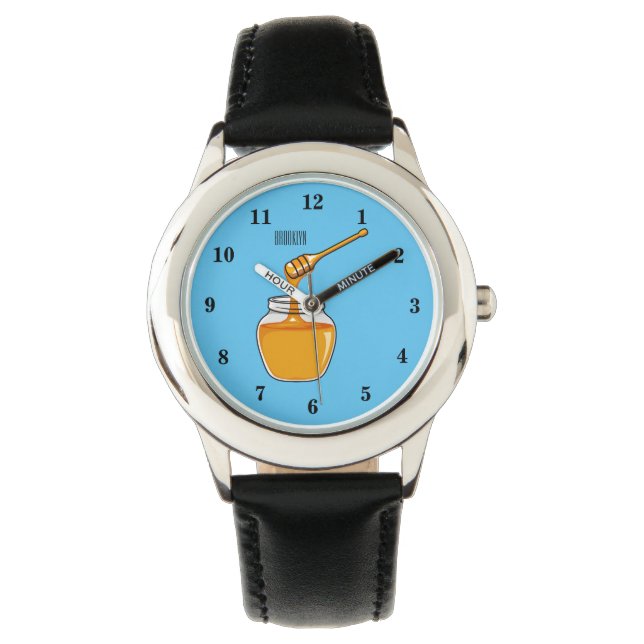 Montre Illustration de dessin sur le miel (devant)