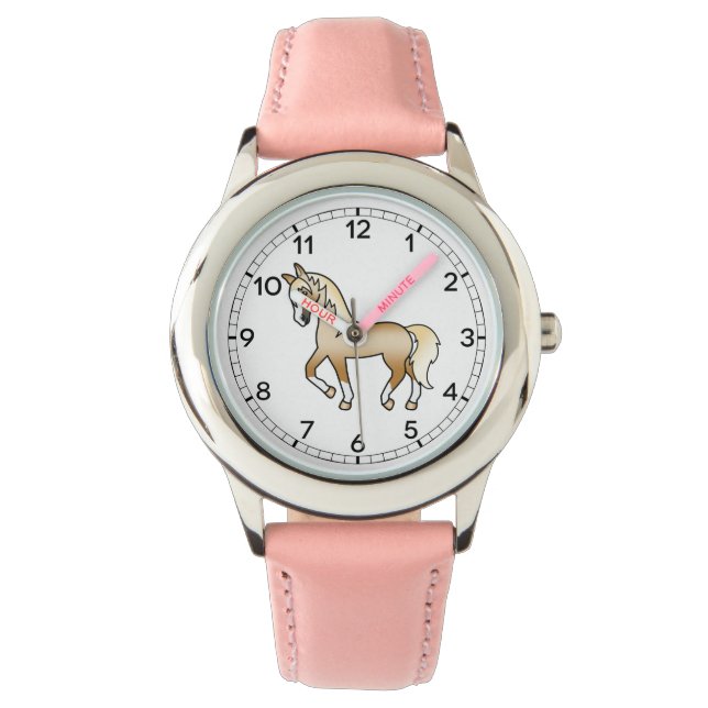 Montre Illustration de la caricature du cheval de Trot Pa (devant)