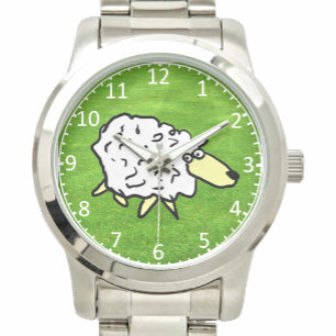Montre Illustration de la conception des moutons