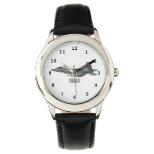 Montre Illustration de l'avion de chasse