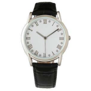 Montre Illustration de l'horloge des nombres romains