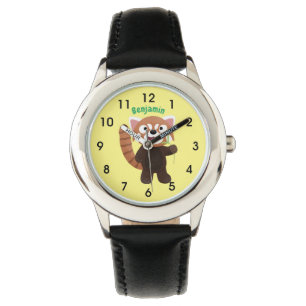 Montre Illustration de panda rouge mignon