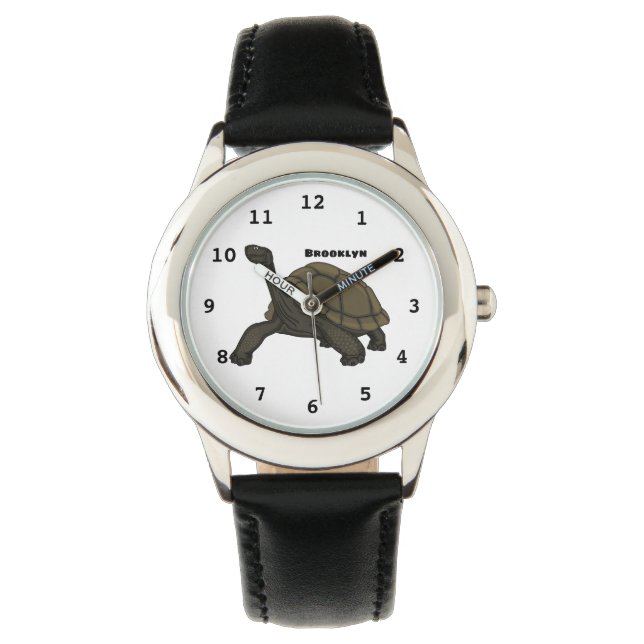 Montre Illustration de tortue terrestre des Galapagos (devant)