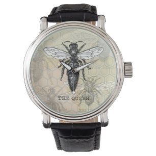 Montre Illustration des abeilles de l'insecte de la reine