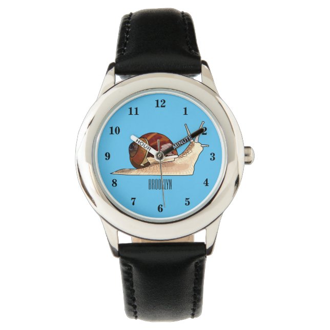 Montre Illustration d'escargot (devant)