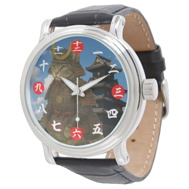 Montre Illustration du guerrier blindée (Incliné)