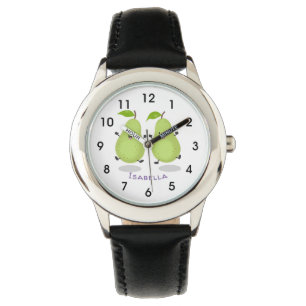 Montre Illustration d'une paire de poires mignonne