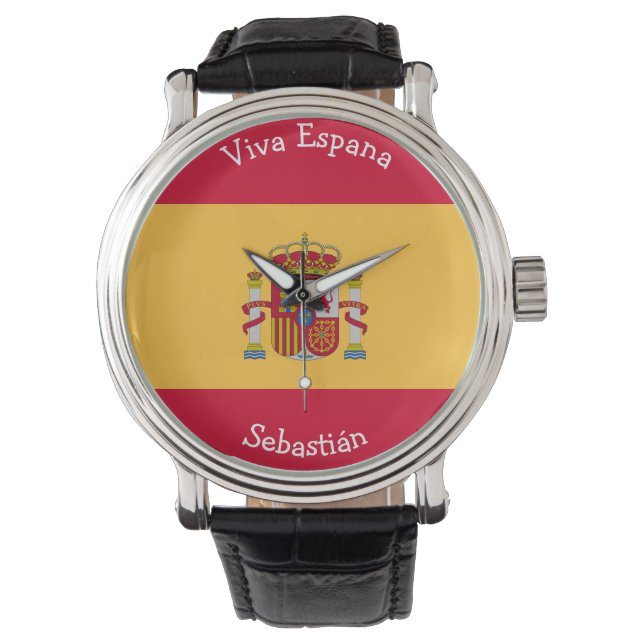 Montre Image du drapeau Viva Espana (devant)
