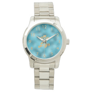 Montre Image personnalisée Blue Ocean