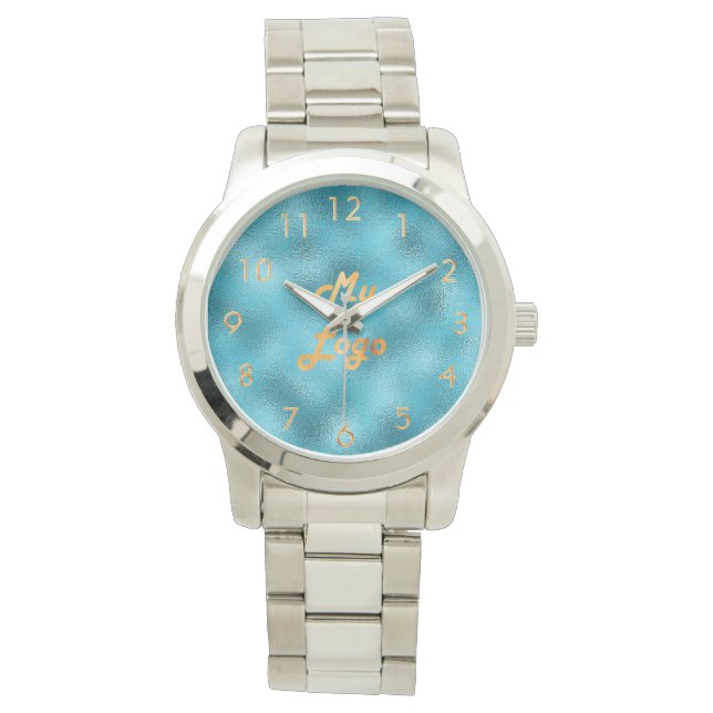 Montre Image personnalisée Blue Ocean (devant)