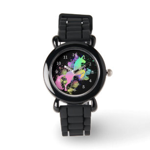 Montre Imaginaire à éclaboussure couleur Rainbow Unicor