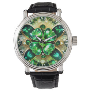 Montre Imaginaire Cute Clover Four Leaf