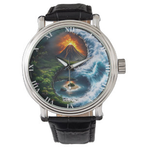 Montre Imaginaire Mignonne Terre Yin Yang