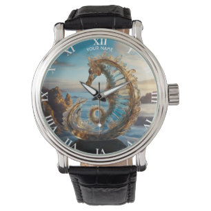 Montre Imaginaire Verre Vive Cute Seahorse