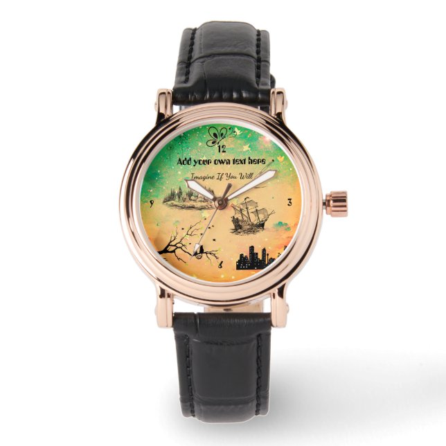 Montre "Imaginez si" Regarder les femmes (Recto)