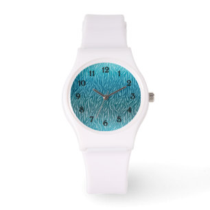 Montre Impression Aqua Ombre Zebra