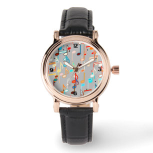 Montre Impression musicale - Gris moyen, Multi