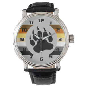 Montre Impressionnant et très Cool Bear Pride Drapeau Our
