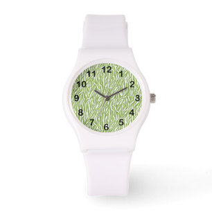 Montre Imprimer Safari vert Zebra