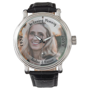 Montre In Love Memory Photo commémorative Birth Death Wat