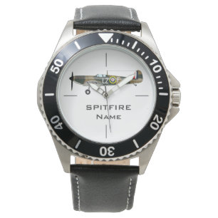 Montre INCENDIE Illustration d'avion 2ÈME GUERRE MONDI
