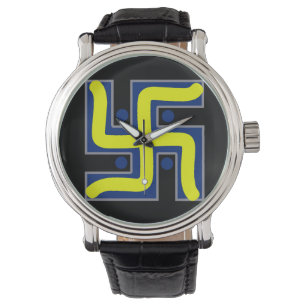 Montre indoue de chance/sports de svastika de
