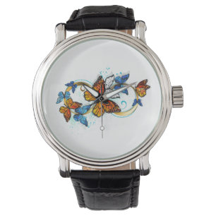 Montre Infinité de papillons monarques